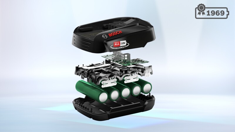 BHZUB1850, Izmjenjiva baterija