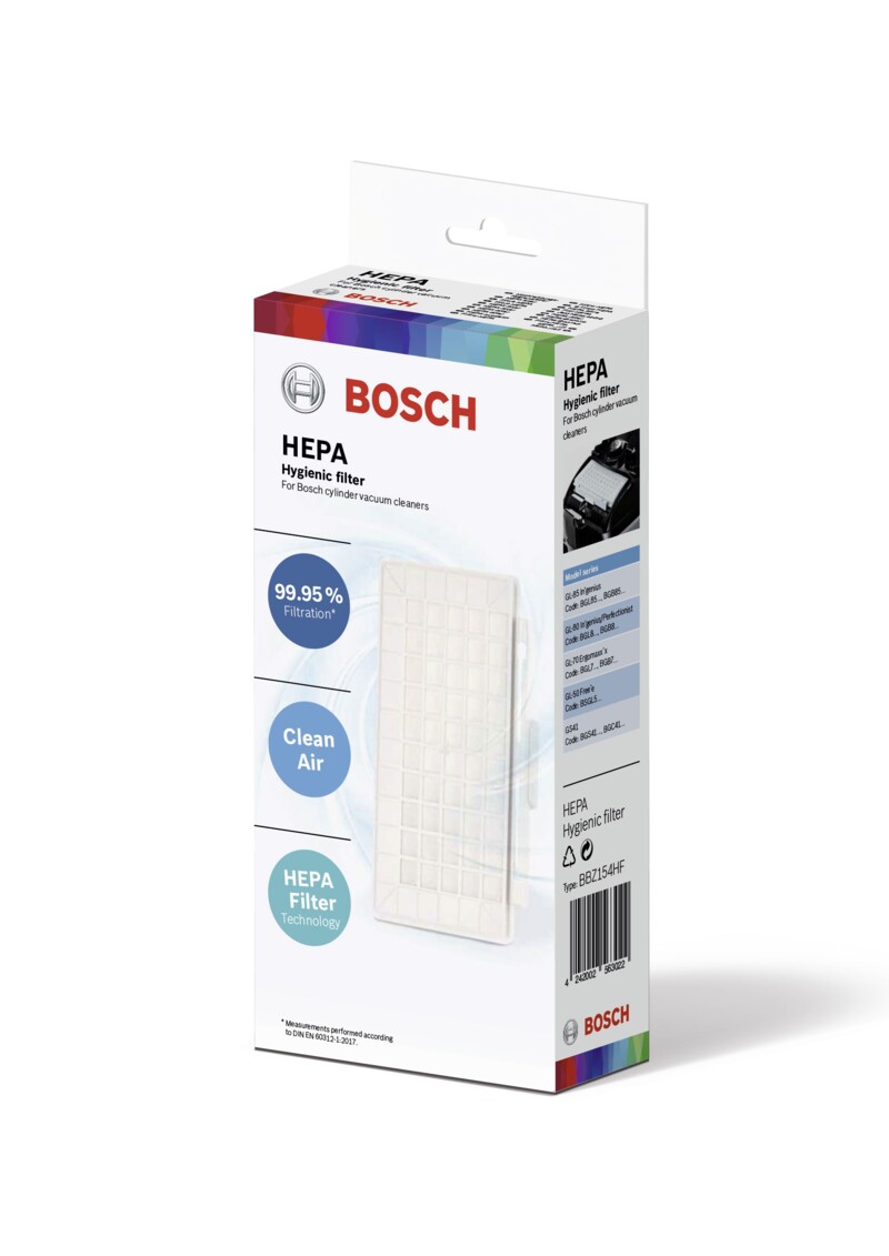 BBZ154HF, HEPA hygienic filter